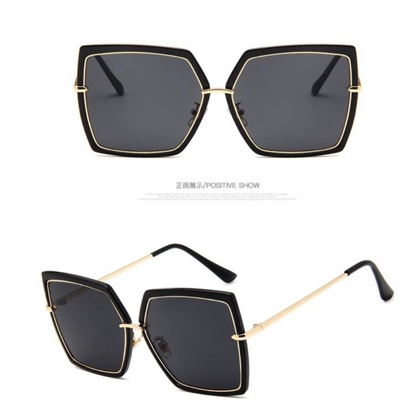 NEW Fashion Square Oversized Sunglasses *NEW* main image 4